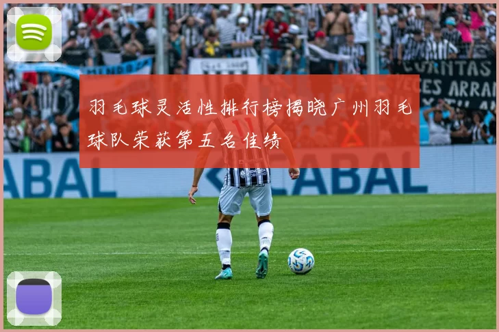 羽毛球灵活性排行榜揭晓广州羽毛球队荣获第五名佳绩